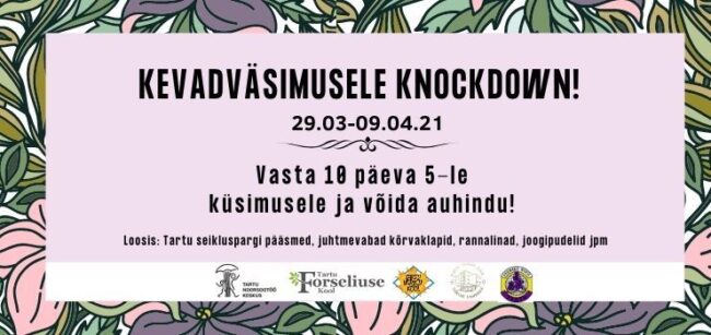 Lae alla app_ Actionbound Otsi üles mäng_ 5vitamiini Vasta 10 päeva järjest 5-le küsimusele ja võida auhindu! Loosis_ Tartu